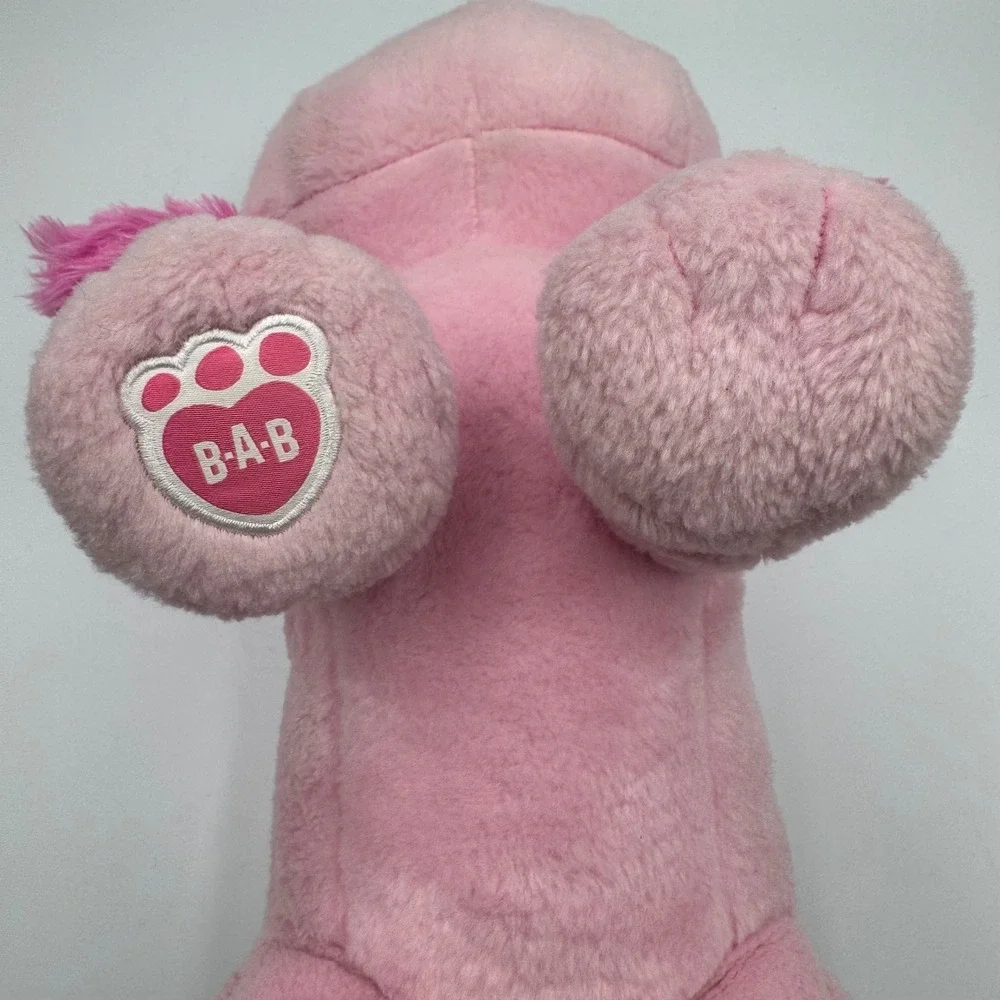 Build-A-Bear Axolotl‎ Plush Kids OS Pink Stuffed Animal Salamander Toy